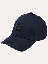 Boné Calvin Klein Masculino 5 Gomos CK Bordado Azul Marinho