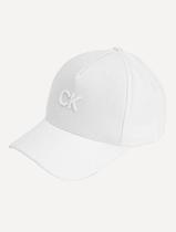 Boné Calvin Klein Masculino 5 Gomos CK Bordado Branco