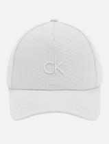 Boné Calvin Klein Masculino 5 Gomos Logo CK Bordado Branco