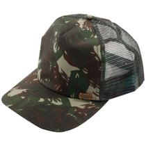 Boné Camuflado Padrão Exército Brasileiro Brim Com Tela