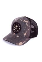 Boné Captain Use A Ideia modelo Trucker com Telinha. Camuflado, Tamanho único