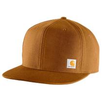 Boné Carhartt Firm Duck Flat Brim para homem Carhartt Brown