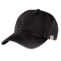Boné Carhartt masculino de lona de algodão preto