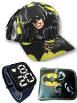 Boné carteira Batman mas relógio digital a prova d agua smart infantil , lançamento