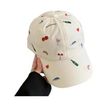 Boné Casual Feminino Estilo Japonês Retro Bordado Bonito Com Proteção Solar Boné Casual Feminino Estilo Japonês Retro Bordado Bonito Com Proteção Solar