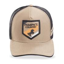 Boné Cavalo Trucker Bege Claro Origina Pampas Country Boné Cavalo Trucker Bege Claro Origina Pampas Country