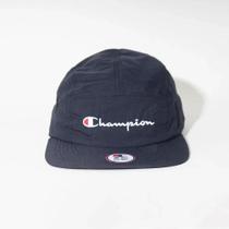 Boné Champion 5 Panel Micro Script Outline Black
