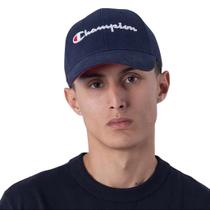 Boné Champion Aba Curva Script Snapback Marinho - Estilo e Conforto