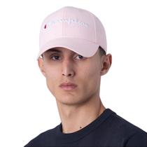 Boné Champion Masculino Script Snap Aba Curva Rosa Claro