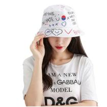 Boné Chapéu Bucket Hat Badass Modelo Cata Ovo Balde Grafitado Estilo Koreano