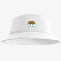 Boné Chapéu Bucket Hat Estampado Arco Iris