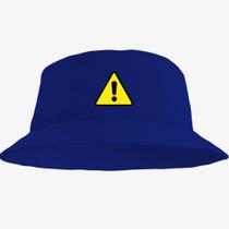 Boné Chapéu Bucket Hat Estampado Aviso