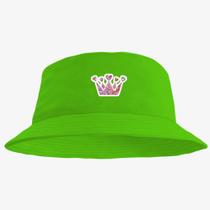 Boné Chapéu Bucket Hat Estampado Coroa