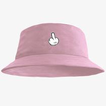 Boné Chapéu Bucket Hat Estampado Dedo