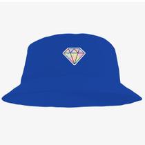 Boné Chapéu Bucket Hat Estampado Diamante