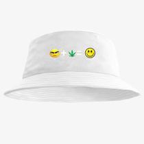 Boné Chapéu Bucket Hat Estampado Emoji