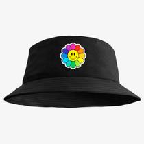 Boné Chapéu Bucket Hat Estampado Flor