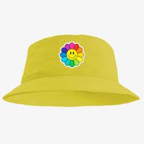 Boné Chapéu Bucket Hat Estampado Flor