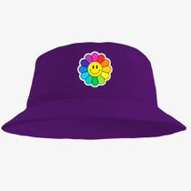 Boné Chapéu Bucket Hat Estampado Flor