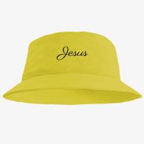 Boné Chapéu Bucket Hat Estampado Jesus