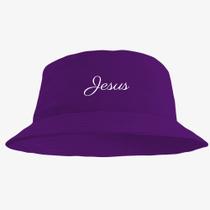 Boné Chapéu Bucket Hat Estampado Jesus