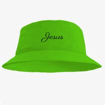 Boné Chapéu Bucket Hat Estampado Jesus