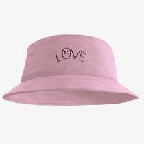 Boné Chapéu Bucket Hat Estampado Love