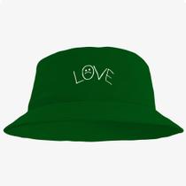 Boné Chapéu Bucket Hat Estampado Love