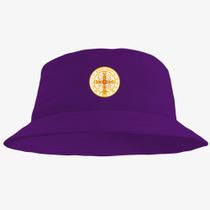 Boné Chapéu Bucket Hat Estampado Medalha Sao Bento