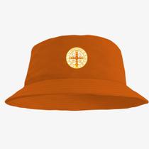 Boné Chapéu Bucket Hat Estampado Medalha Sao Bento