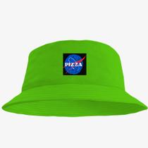 Boné Chapéu Bucket Hat Estampado Pizza