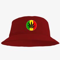 Boné Chapéu Bucket Hat Estampado Reggae