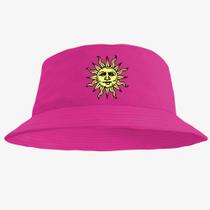 Bone Chapéu Bucket Hat Estampado Sol
