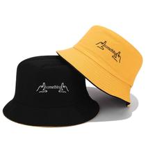 Bone Chapeu Bucket Hat Something Dupla Face Amarelo Preto