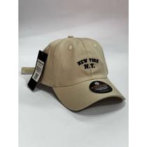 Boné chapeu Ny New York Retro Basebol Aba Curva Masculino e Feminino Regulagem Fitão