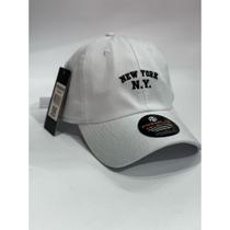 Boné chapeu Ny New York Retro Basebol Aba Curva Masculino e Feminino Regulagem Fitão
