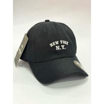 Boné chapeu Ny New York Retro Basebol Aba Curva Masculino e Feminino Regulagem Fitão