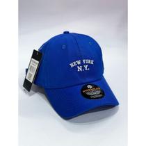 Boné chapeu Ny New York Retro Basebol Aba Curva Masculino e Feminino Regulagem Fitão