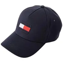 Boné Clássico Tommy Hilfiger Bandeira Big Flag Azul Marinho - Com Ajuste Feito em Algodão