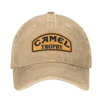 Boné Clássico Vintage Com Logo Camel Trophy, Estilo Snapback, Para Viagens Ao Ar Livre, Chapéu Macio
