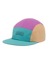 Boné Columbia Creek Side 5 Panel Teal Verde e Roxo Boné Columbia Creek Side 5 Panel Teal Verde e Roxo