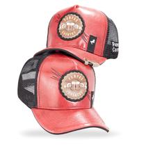 Boné Com Abridor de Cerveja Masculino Feminino De Couro Original Pampas Country