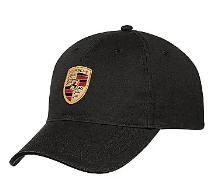 Bone com brasão Porsche oficial PRETO