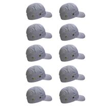 Bone com Capacete EPI Kit 10 Uni Obra Segurança Reparo Casquete Construçao Oficina Proteçao Resistente Trabalho Bone com Capacete EPI Kit 10 Uni Obra Segurança Reparo Casquete Construçao Oficina Proteçao Resistente Trabalho