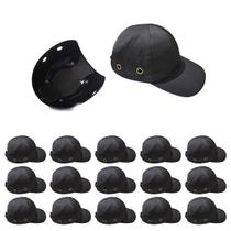 Bone com Capacete EPI Kit 15 Uni Obra Seguranca do Trabalho Casquete Construcao Reparo Conserto Oficina Servico Protecao Bone com Capacete EPI Kit 15 Uni Obra Seguranca do Trabalho Casquete Construcao Reparo Conserto Oficina Servico Protecao