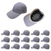 Bone com Capacete EPI Kit 15 Uni Obra Seguranca do Trabalho Casquete Construcao Reparo Oficina Resistente Protecao