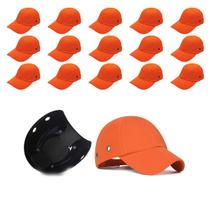 Bone com Capacete EPI Kit 15 Uni Obra Segurança do Trabalho Casquete Reparo Construçao Oficina Proteçao Resistente Bone com Capacete EPI Kit 15 Uni Obra Segurança do Trabalho Casquete Reparo Construçao Oficina Proteçao Resistente