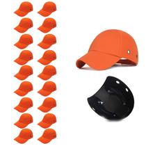 Bone com Capacete EPI Kit 18 Uni Obra Construcao Seguranca Trabalho Oficina Reparo Casquete Resistente Eficiente Bone com Capacete EPI Kit 18 Uni Obra Construcao Seguranca Trabalho Oficina Reparo Casquete Resistente Eficiente