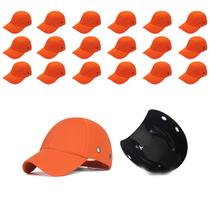 Bone com Capacete EPI Kit 18 Uni Obra Seguranca Construcao Reparo Casquete Oficina Trabalho Resistente Protecao Bone com Capacete EPI Kit 18 Uni Obra Seguranca Construcao Reparo Casquete Oficina Trabalho Resistente Protecao