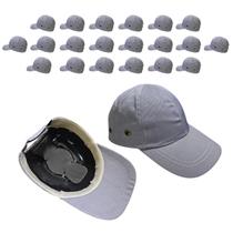 Bone com Capacete EPI Kit 20 Uni Obra Seguranca Conserto Reparo Construcao Oficina Casquete Resistente Protecao Trabalho Bone com Capacete EPI Kit 20 Uni Obra Seguranca Conserto Reparo Construcao Oficina Casquete Resistente Protecao Trabalho
